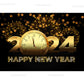 Watch 2024 Backdrop for New Year Party - Flex banner