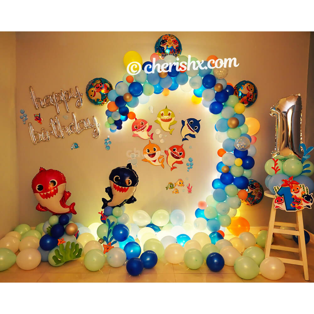 Baby Shark Kids Birthday Decoration 305 Pcs freeshipping - FrillX