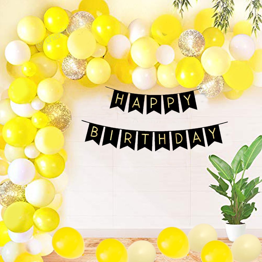 Birthday Decorations for Men Green and Black Party Decorations for Boy  Happy Birthday Banner Fringe Curtains Confetti Latex Balloon Foil Balloon  Party
