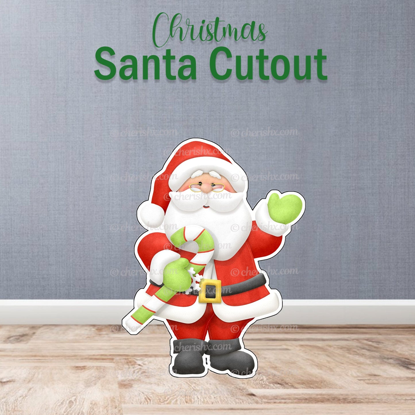 Christmas Theme Party Cutout - Santa - CherishX Partystore