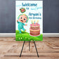 CocoMelon Theme Personalized Welcome Board for Kids Birthday - Welcome Door freeshipping - CherishX Partystore