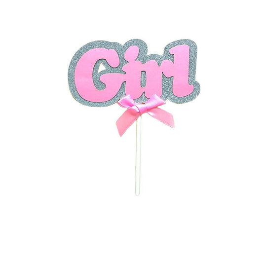 Girl Cake Topper Baby Shower Welcome Home New Party Boy Ready to Pop Girl freeshipping - CherishX Partystore