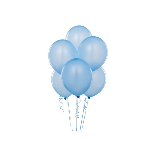 Light blue latex balloons - pack of 50 Pcs freeshipping - CherishX Partystore