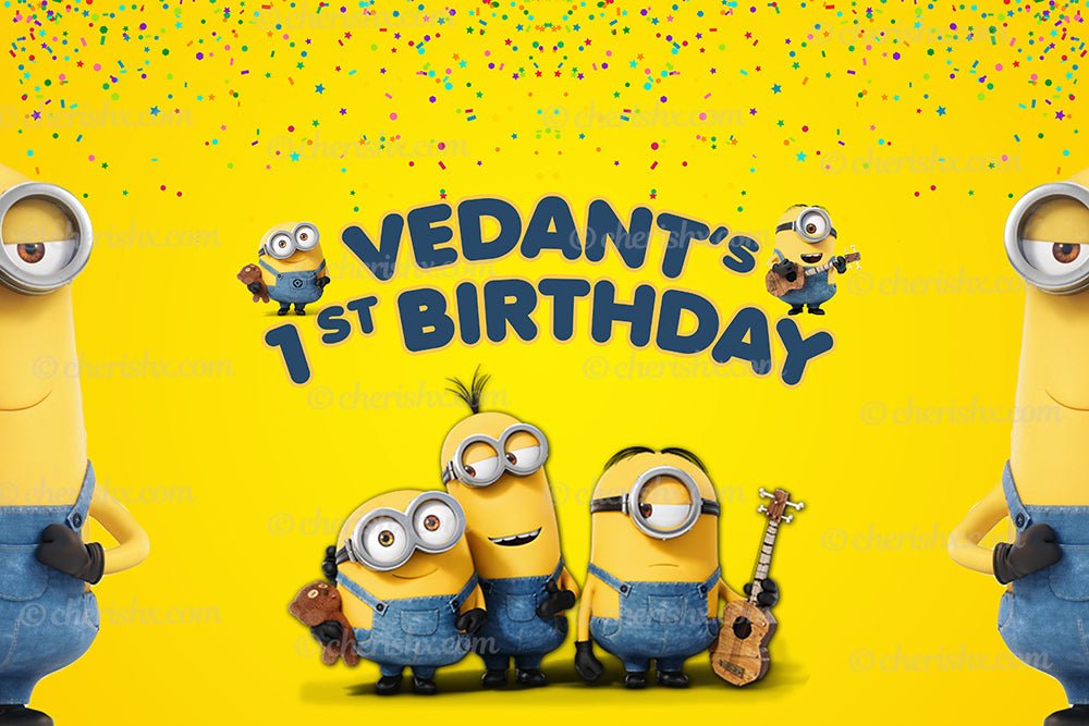 despicable me birthday banner