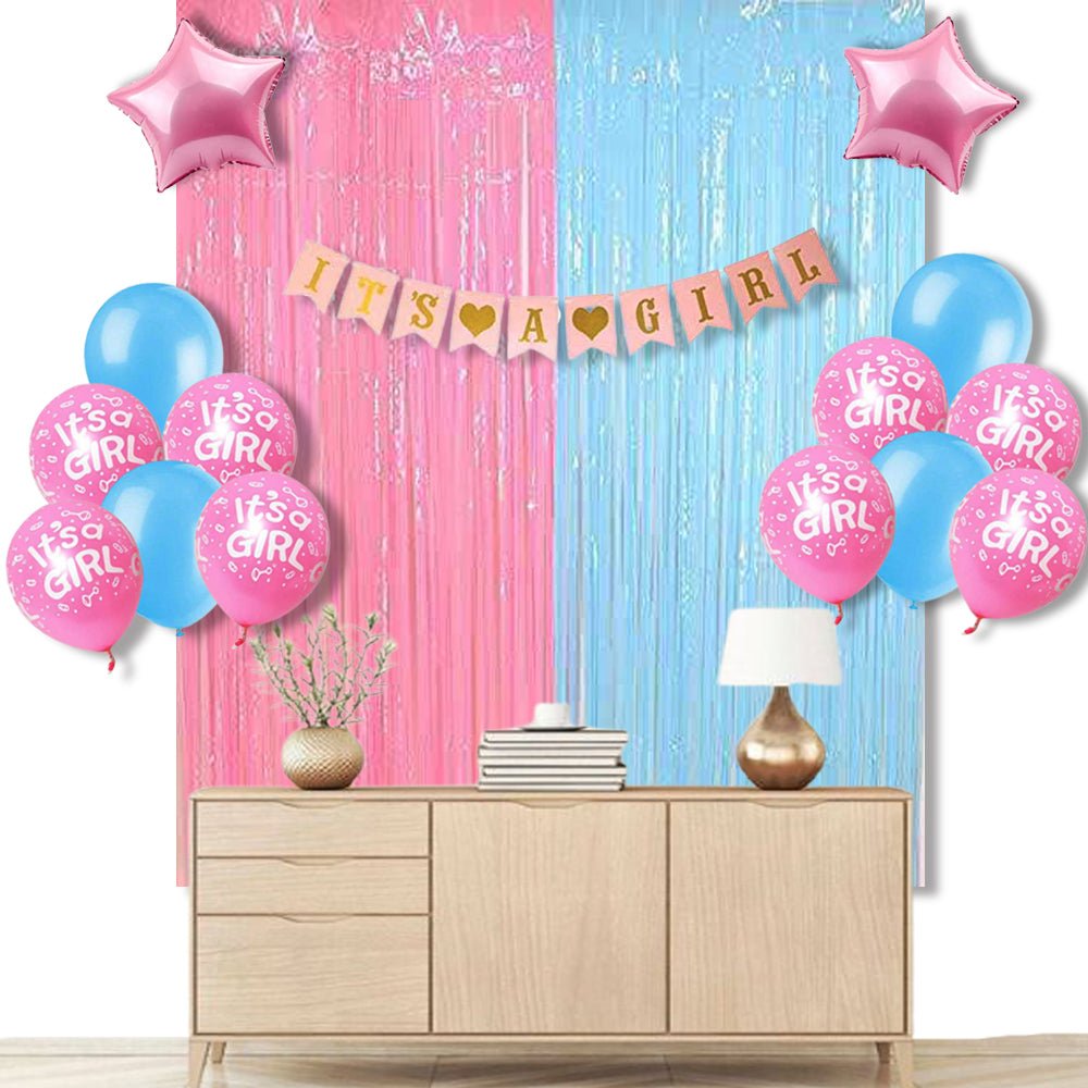 Baby Shower Decoration Items Set For Mom To Be - Foil Banner