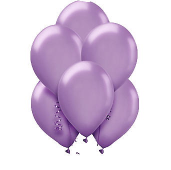 Ballons Violet Pastel