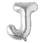 Silver Color Alphabet Foil Balloon Best Quality Letter 16 Inch freeshipping - CherishX Partystore
