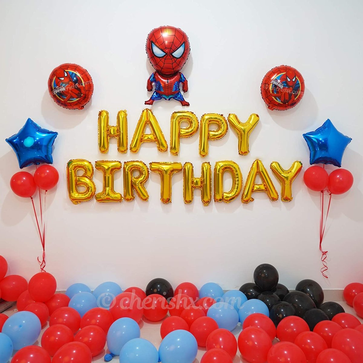 Spiderman Kid's Birthday Decoration Kit 50 Pcs freeshipping - FrillX