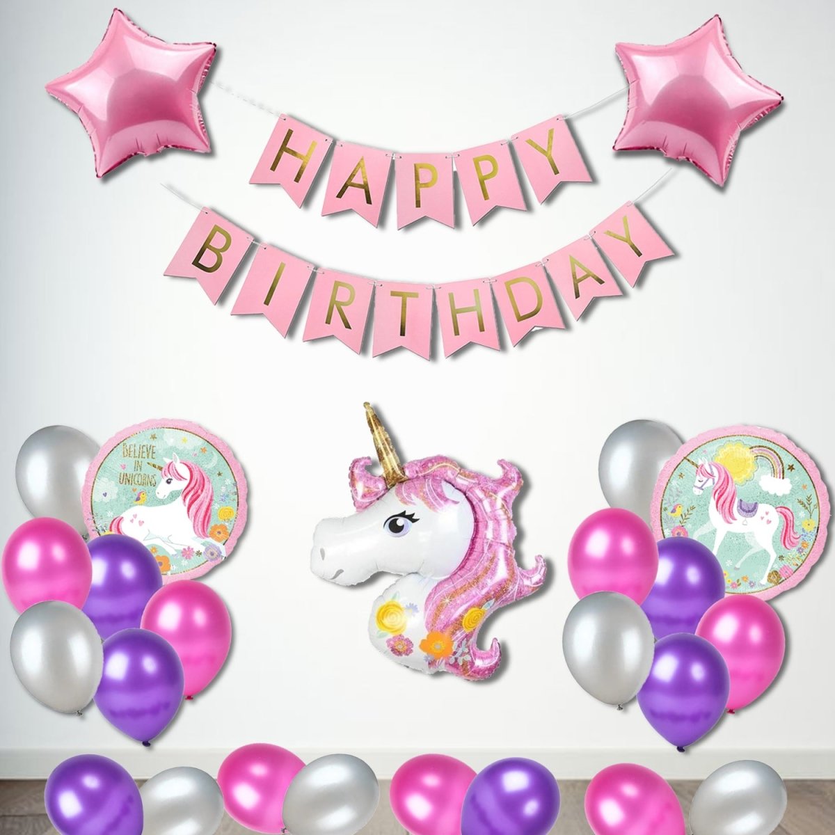 Party Animal 21st Birthday Decorations for Her - 21st Birthday Balloons, Pink
