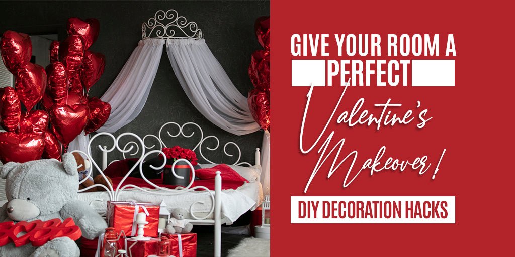 Give Your Room a Perfect Valentine's Makeover| DIY Decoration Hacks | FrillX