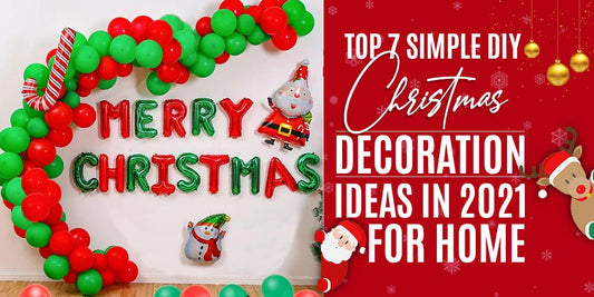 Top 7 Simple DIY Christmas Decoration Ideas in 2021 for Home | FrillX
