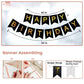 Rose Gold Birthday Decoration Set - 34 Pcs Birthday Decorations | Birthday Celebration Kit for Women