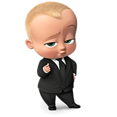 Boss Baby theme decoration items and party supplies for kids birthday