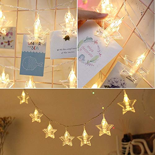 16 Star Clip Fairy Twinkle Light for Hanging Photos - CherishX Partystore