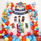 Paw Patrol Kids Birthday Decoration Items Pack of 264 Pcs