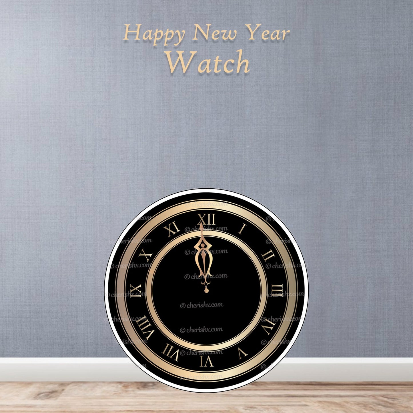 2022 New Year Celebration Watch Cutout - CherishX Partystore