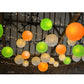 26 January Decoration Items - Pack of 8 Pcs - Tricolor Paper Lantern and Fairy Light - CherishX Partystore