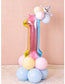 32 Inch Number Rainbow Gradient Digit Balloon Birthday Party Decoration, Baby Shower Supplies - CherishX Partystore