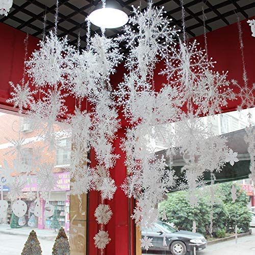 Snowflakes Christmas Tree Decoration Hangings - Pack of 3