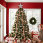 Silver Star Topper Crown Christmas Tree Ornament Xmas