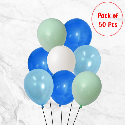 50 Pcs Baby Shark Theme Balloons - CherishX Partystore