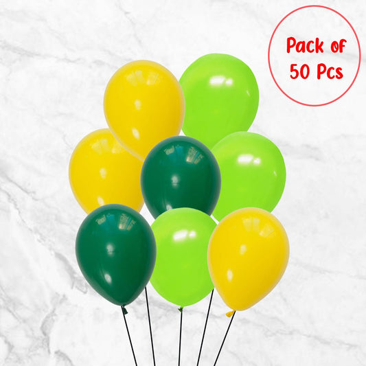 50 Pcs Jungle Theme Balloons - CherishX Partystore