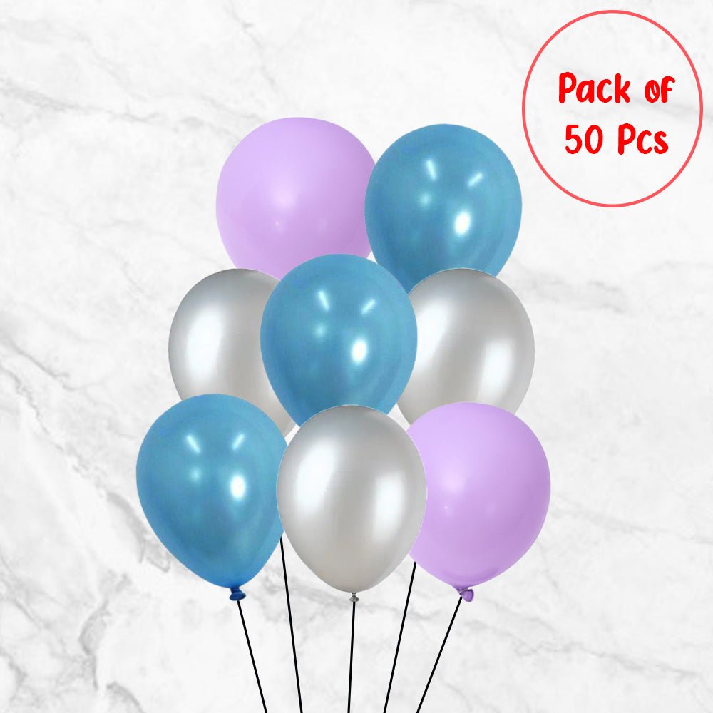 50 Pcs Mermaid Theme Balloons - CherishX Partystore