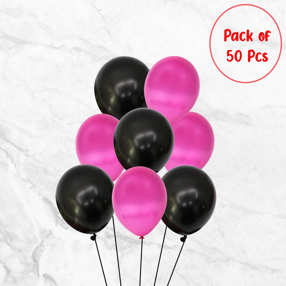 50 Pcs Minnie Theme Balloons - CherishX Partystore