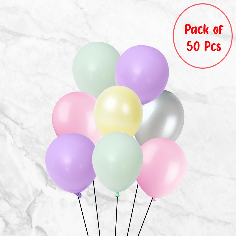 50 Pcs Unicorn Theme Balloons - CherishX Partystore