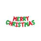 Merry Christmas Letter Foil Balloon-1 Set of 14 Pcs- 16 Inch- Red & Green Color freeshipping - CherishX Partystore