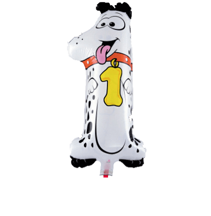 Animal Digit Foil Balloon 0-9 16 Inch - CherishX Partystore