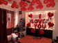 Anniversary Romantic I Love You Surprise Decoration kit - 109 Pcs Combo - DIY Kit - CherishX Partystore