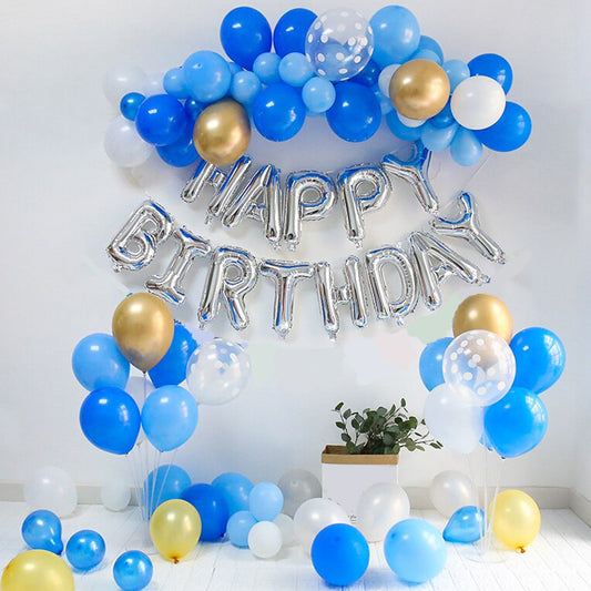Blue Theme Party Decoration Kit for Birthday Celebration