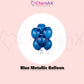Blue & Black Happy Anniversary Decoration Items For Room - Pack of 49 Pcs - Bunting, Star Shape Foil & Metallic Balloons - Wall Backdrop Decoration - CherishX Partystore