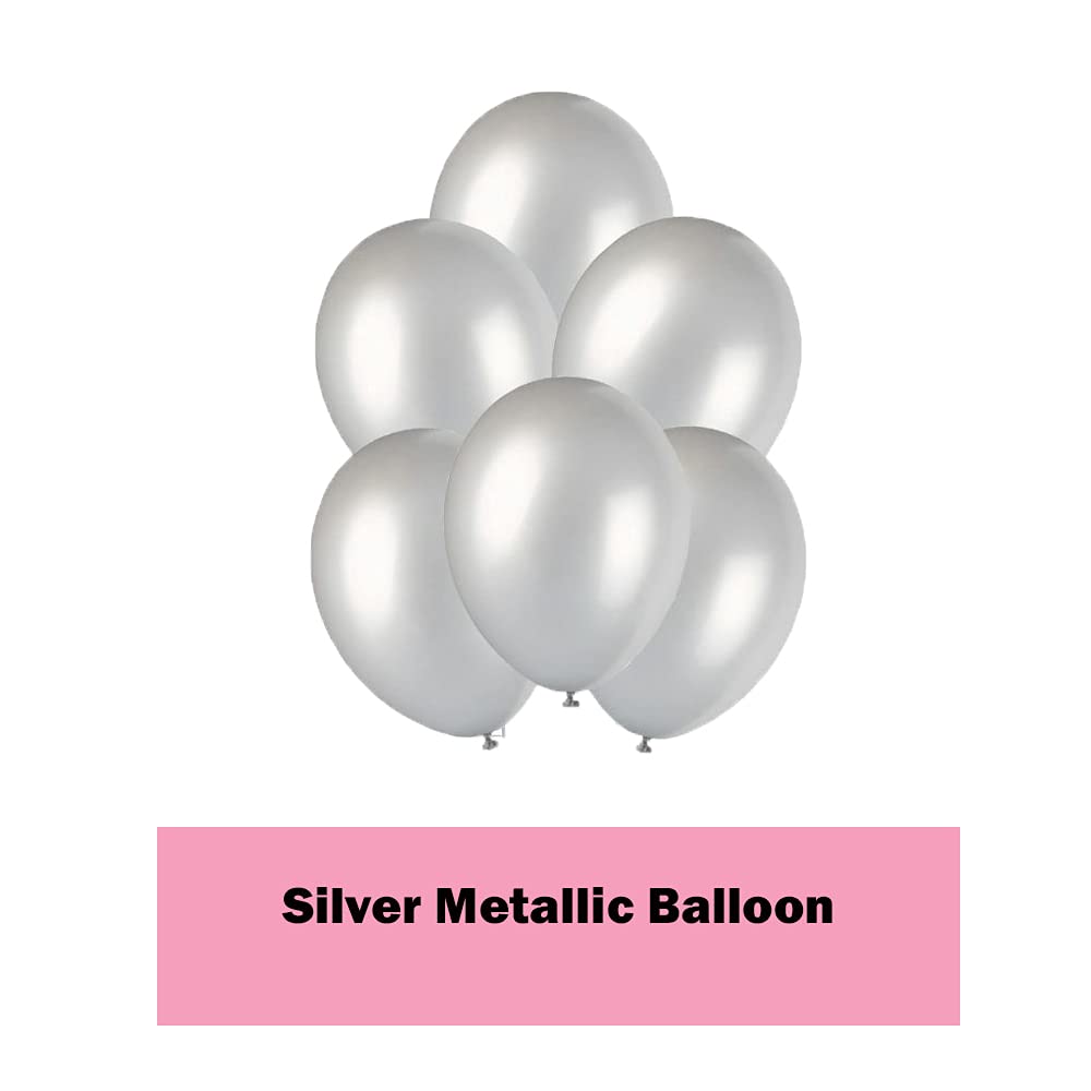Blue & Silver Happy Birthday Balloons Decoration Kit – Pack of 35 Pcs - CherishX Partystore