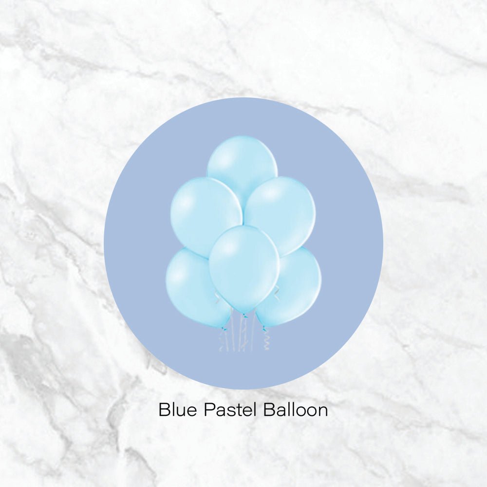 Blue & White Birthday Balloons for Decoration - Pack of 43 Pcs - 1st, 10th, 18th, 21st, 25th, 30th, 40th - CherishX Partystore