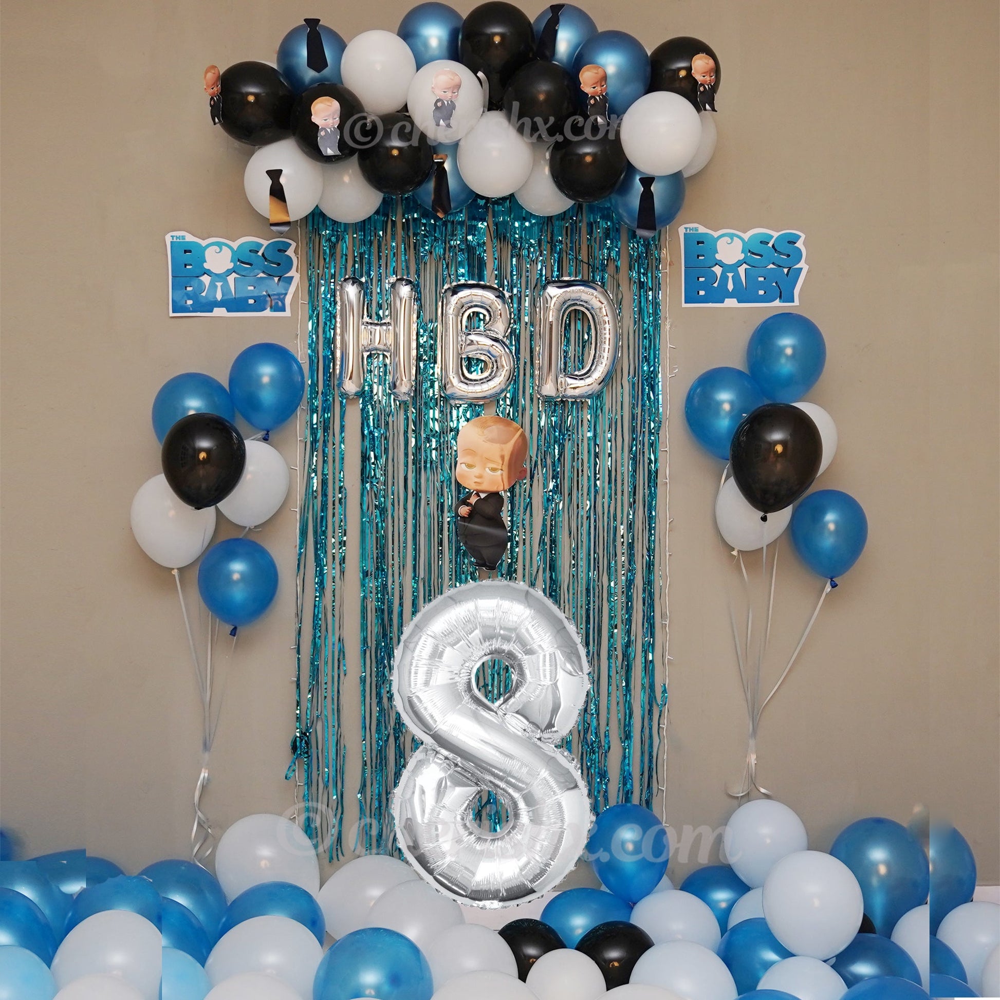 Boss Baby Kids Birthday Balloon Decoration kit freeshipping - FrillX