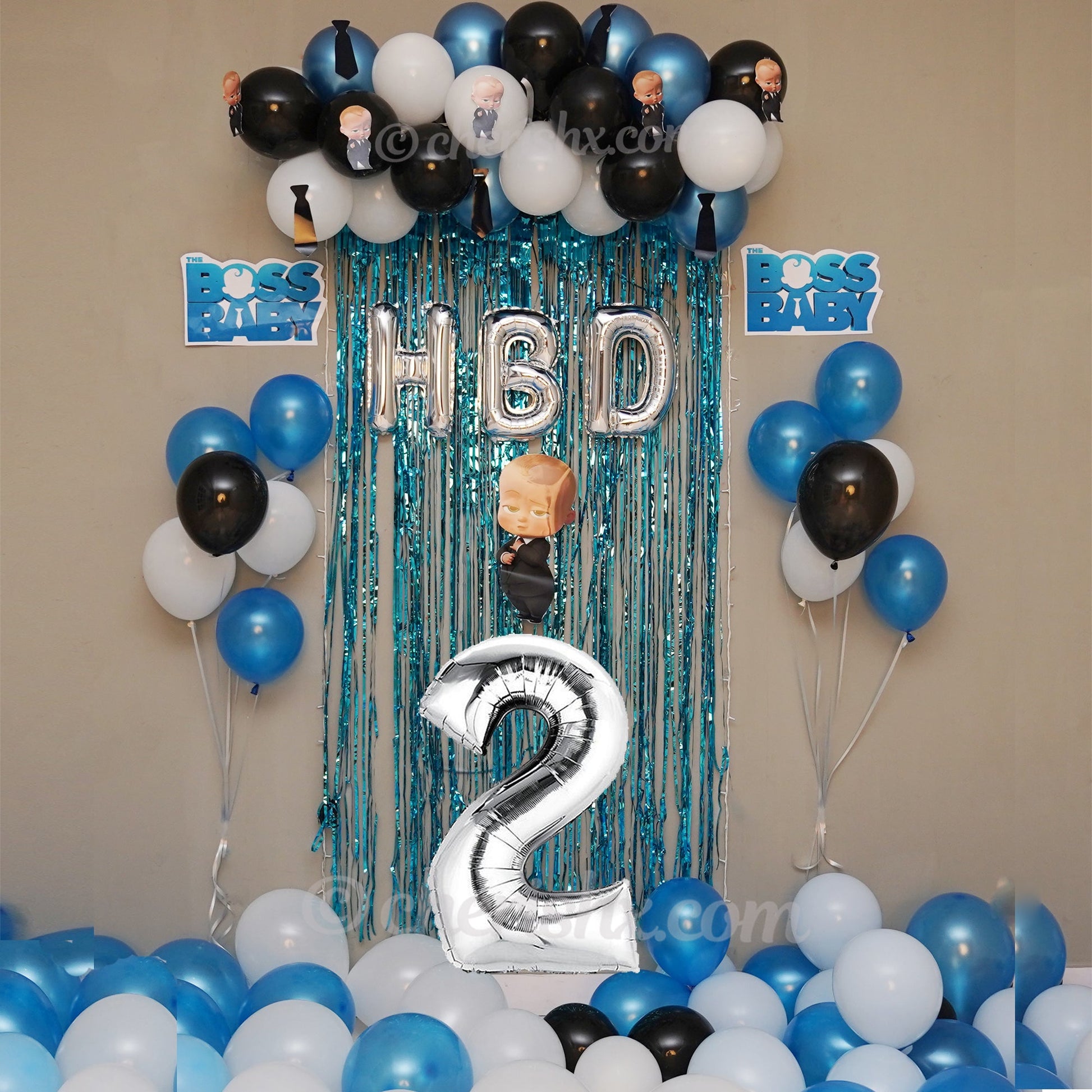 Boss Baby Kids Birthday Balloon Decoration kit freeshipping - FrillX