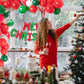 Bright Christmas Balloon Decoration Kit for Home- Pack of 62 Pcs- Xmas Room Decoration - CherishX Partystore