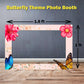 Butterfly Theme Personalized Kids Happy Birthday Photobooth Frame - CherishX Partystore