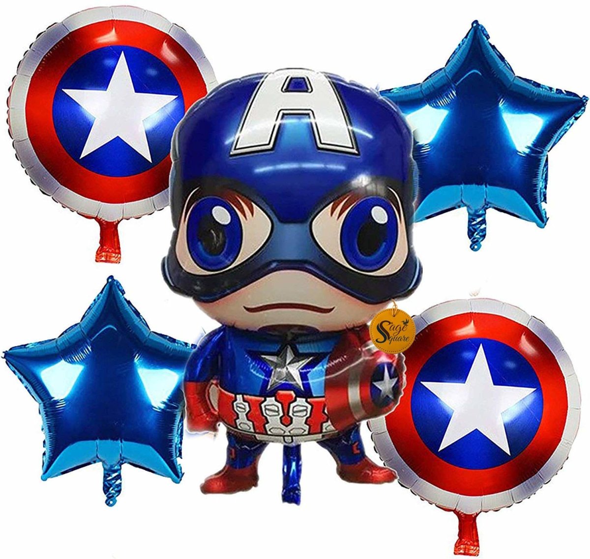 Captain America theme Kids Birthday Decoration Bunch - CherishX Partystore