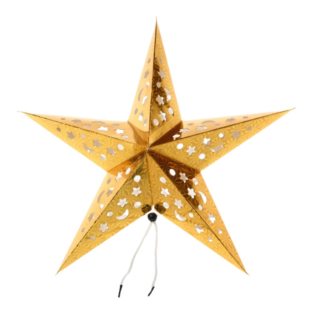 Christmas Glitter Star-1 Pc- Golden Color - CherishX Partystore