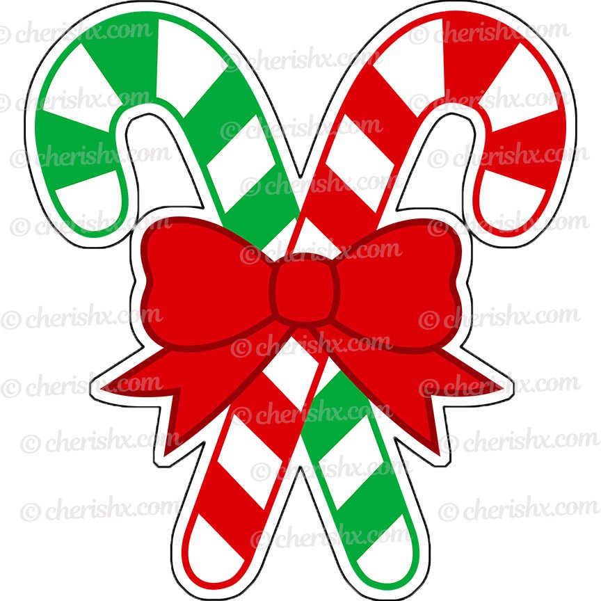 Christmas Theme Party Cutout - Candy Cane - CherishX Partystore