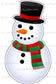 Christmas Theme Party Cutout - Snowman - CherishX Partystore