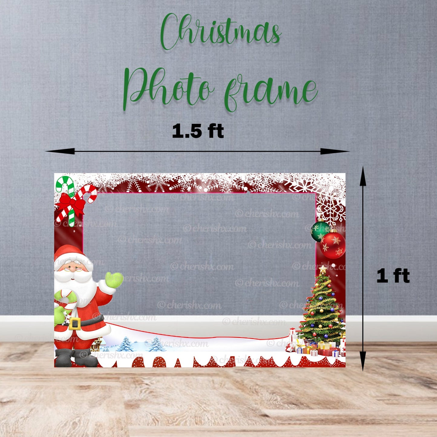Christmas Theme Party Photobooth Frame - CherishX Partystore