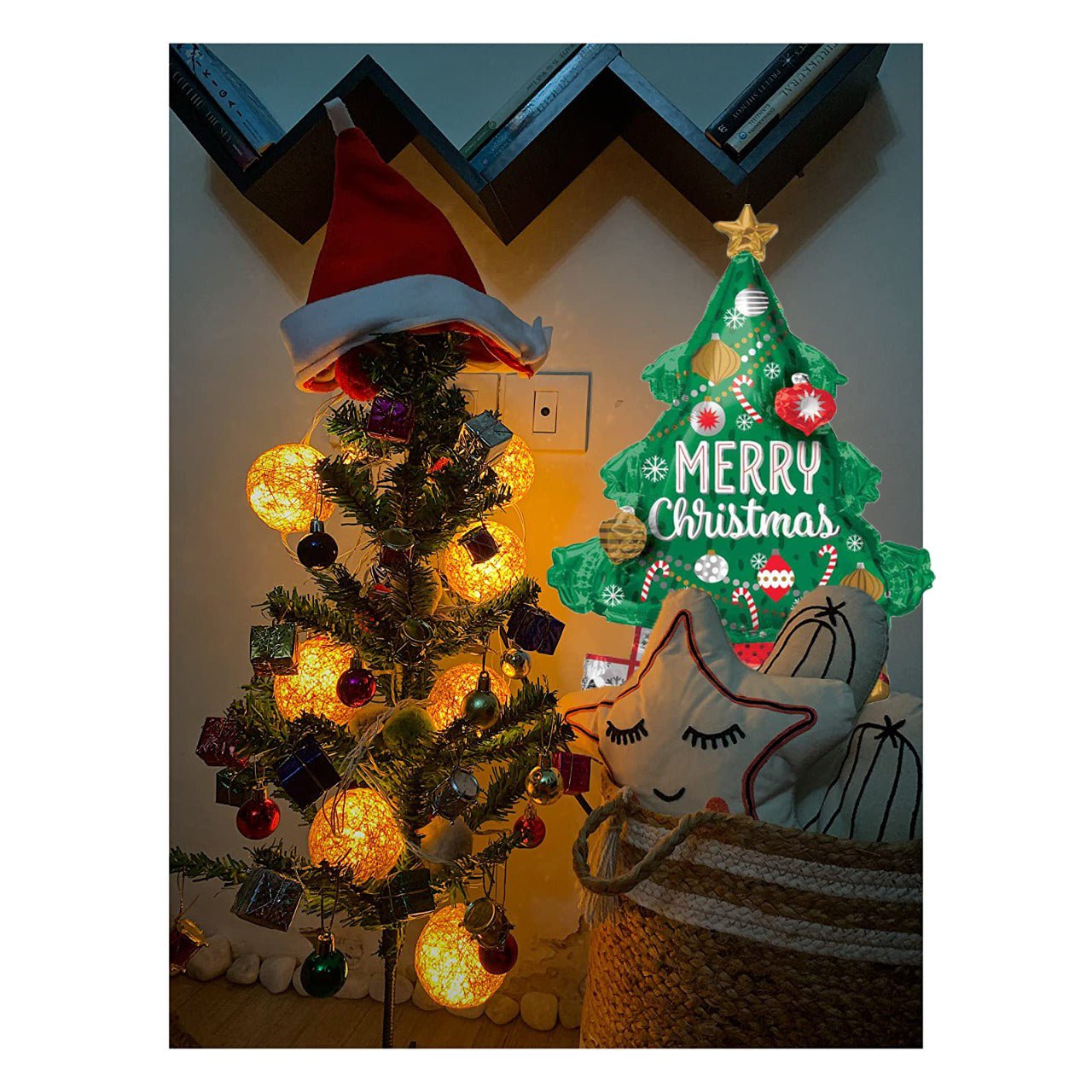 Christmas Tree Shape Foil Balloon for Party Decoration freeshipping - CherishX Partystore