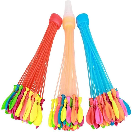 Fill and Tie Magic Water Balloons for Holi - Pack of 3 - 100 Pcs -Water Balloons - CherishX Partystore