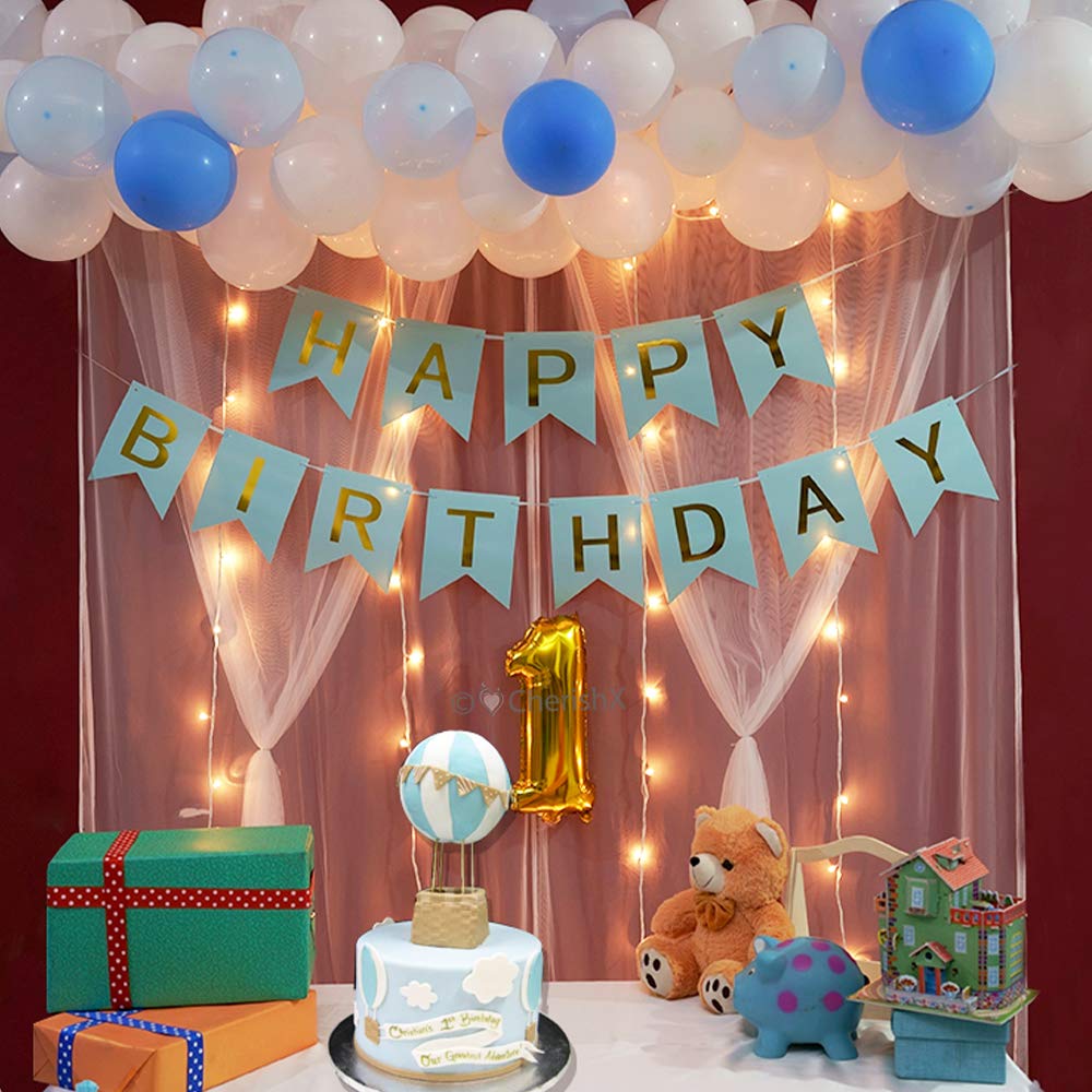 First Birthday Pastel Balloon Decoration - Pack of 64 Pcs DIY Kit - Kids Birthday freeshipping - CherishX Partystore
