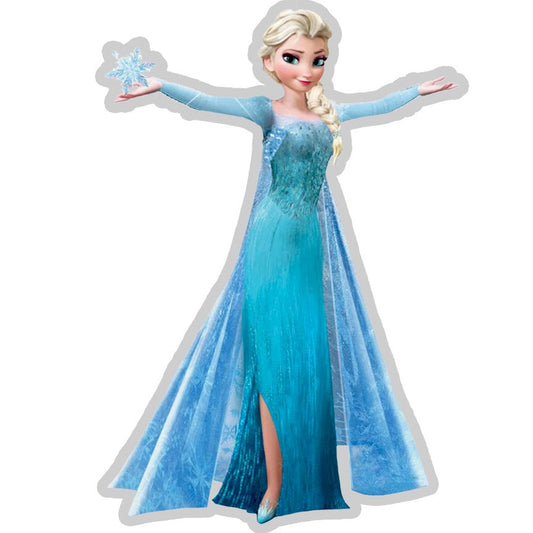 Frozen Theme Kids Happy Birthday Cutout - Elsa freeshipping - CherishX Partystore