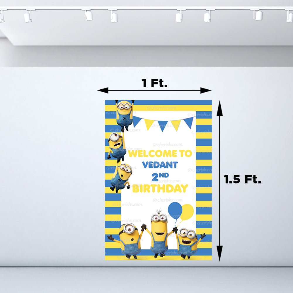 Gold Pack- Minion Theme Combo Birthday Kit freeshipping - CherishX Partystore